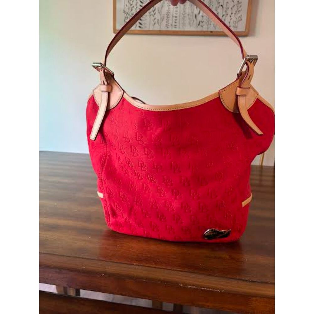 Dooney and Bourke hobo bag in red